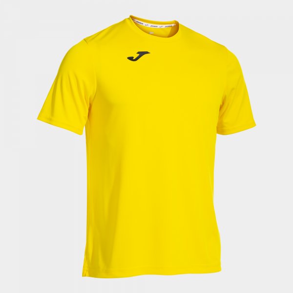 Camiseta Manga Corta Combi en color Amarillo - padel Joma