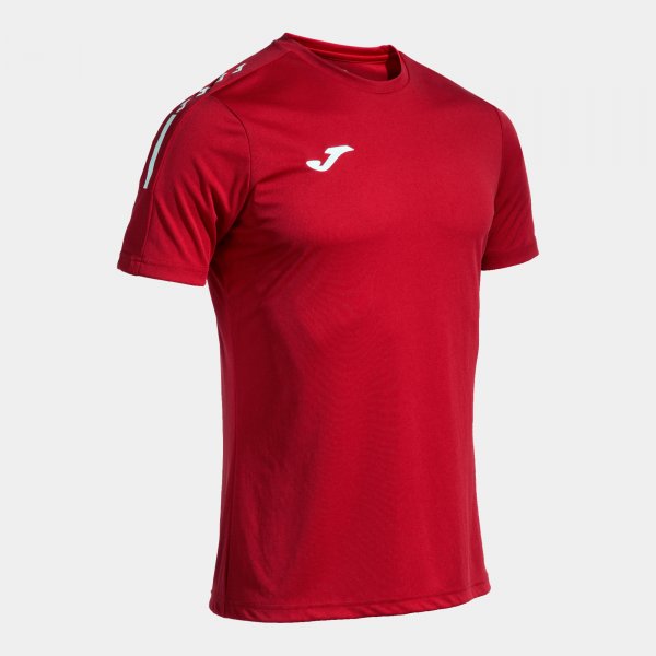 Camiseta Manga Corta Olimpiada en color Rojo - padel Joma