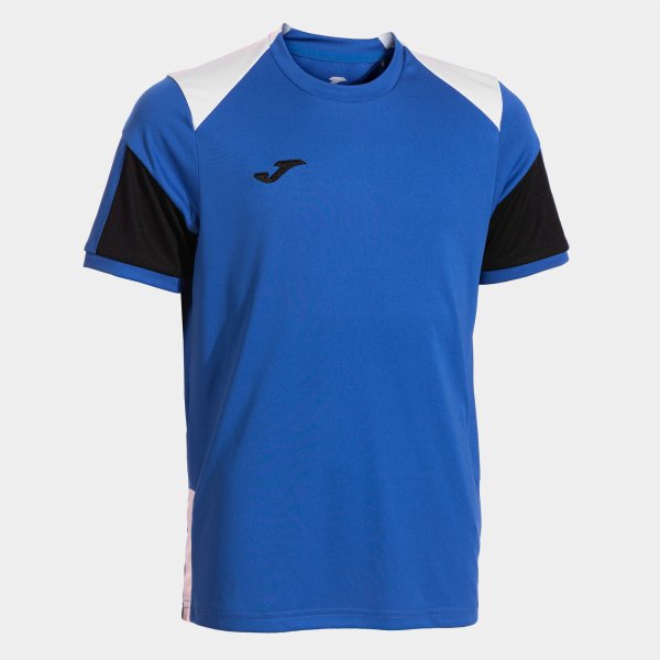 Camiseta Manga Corta Danubio IV en color Royal Negro - padel Joma