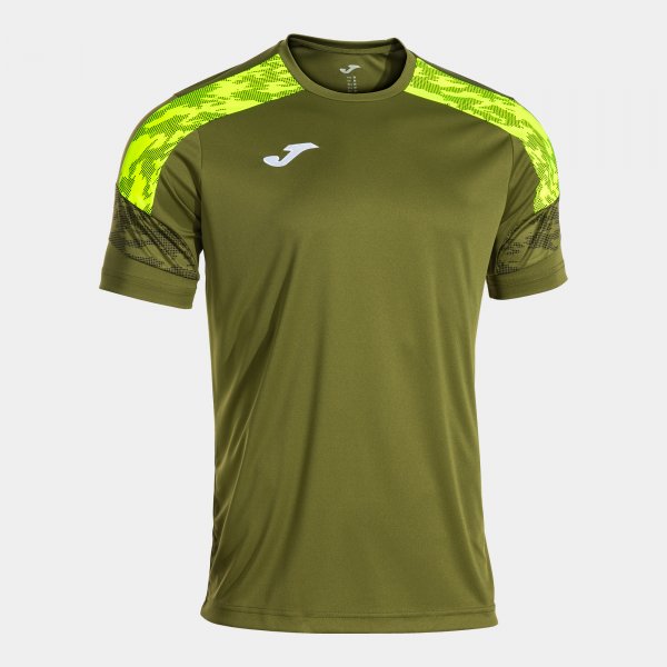 Camiseta Manga Corta Championship VIII en color Verde Amarillo Flúor - padel Joma