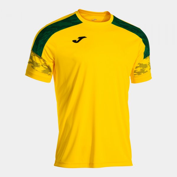 Camiseta Manga Corta Championship VIII en color Amarillo Verde - padel Joma