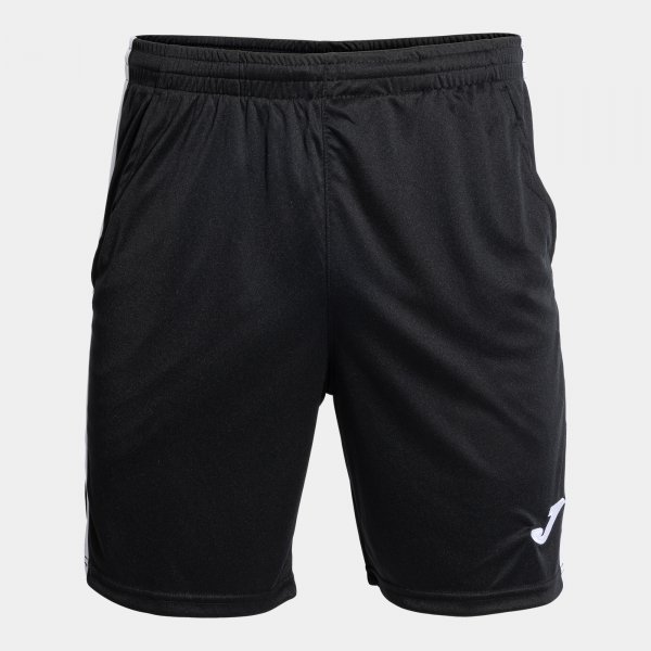 Bermuda Open III en color Negro Blanco - padel Joma