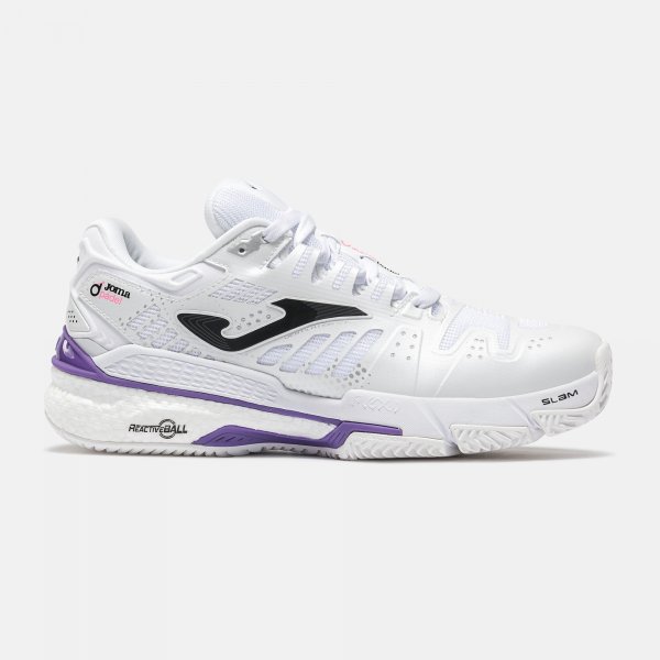 Zapatillas Slam Classic Lady 2602 Blanco - padel Joma