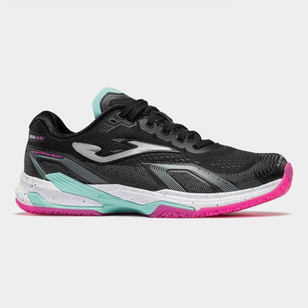 Zapatillas Ultra Light Lady 2601 Negro - padel Joma