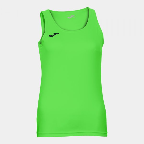 Camiseta Sin Mangas Diana en color Verde Flúor - padel Joma