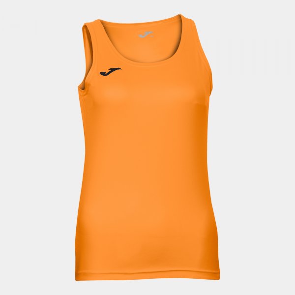 Camiseta Sin Mangas Diana en color Naranja Flúor - padel Joma