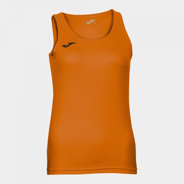 Camiseta Sin Mangas Diana en color Naranja - padel Joma