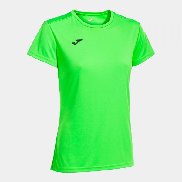 Camiseta Manga Corta Combi Woman en color Verde Flúor - padel Joma