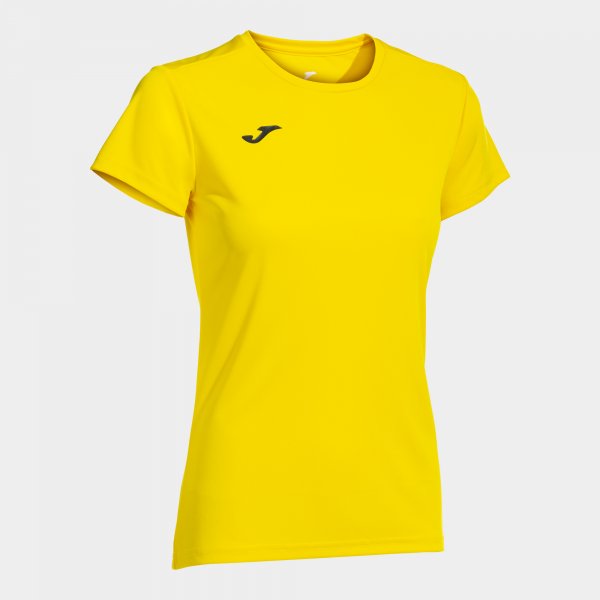 Camiseta Manga Corta Combi Woman en color Amarillo - padel Joma