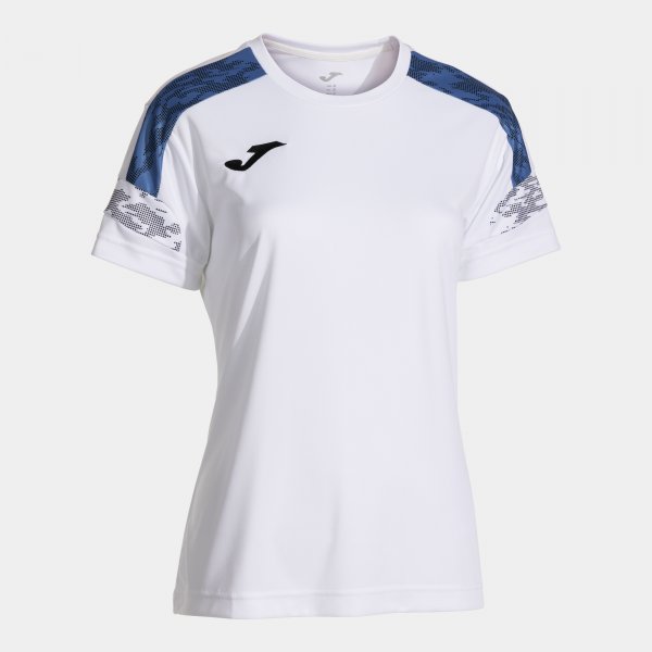 Camiseta Manga Corta Championship VIII en color Blanco Royal - padel Joma