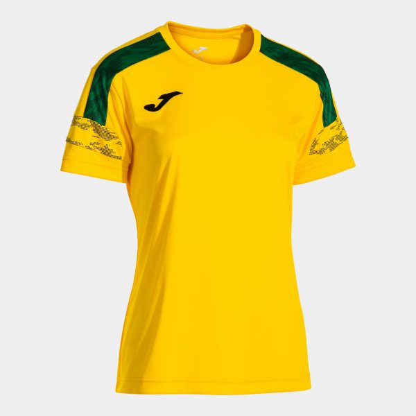 Camiseta Manga Corta Championship VIII en color Amarillo Verde - padel Joma
